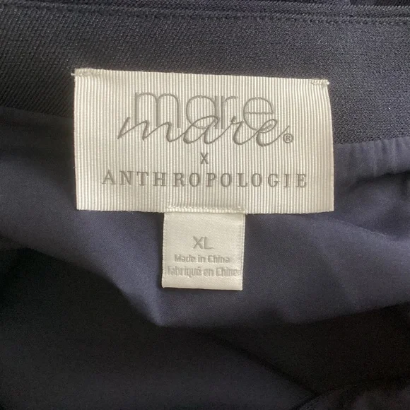 Anthropologie Mare Mare Cutout Dress Navy XL - Picture 8 of 9